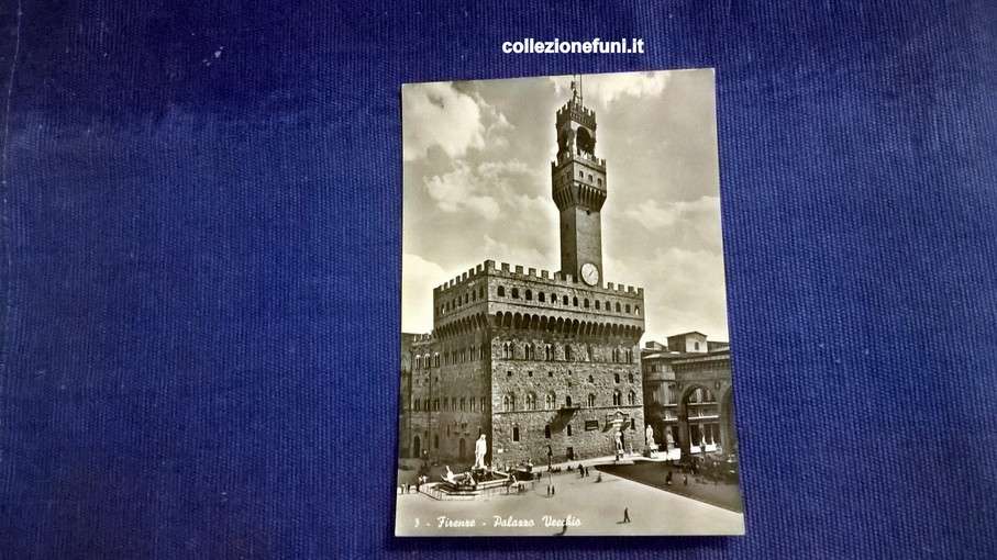 Cartolina Firenze Palazzo Vecchio.